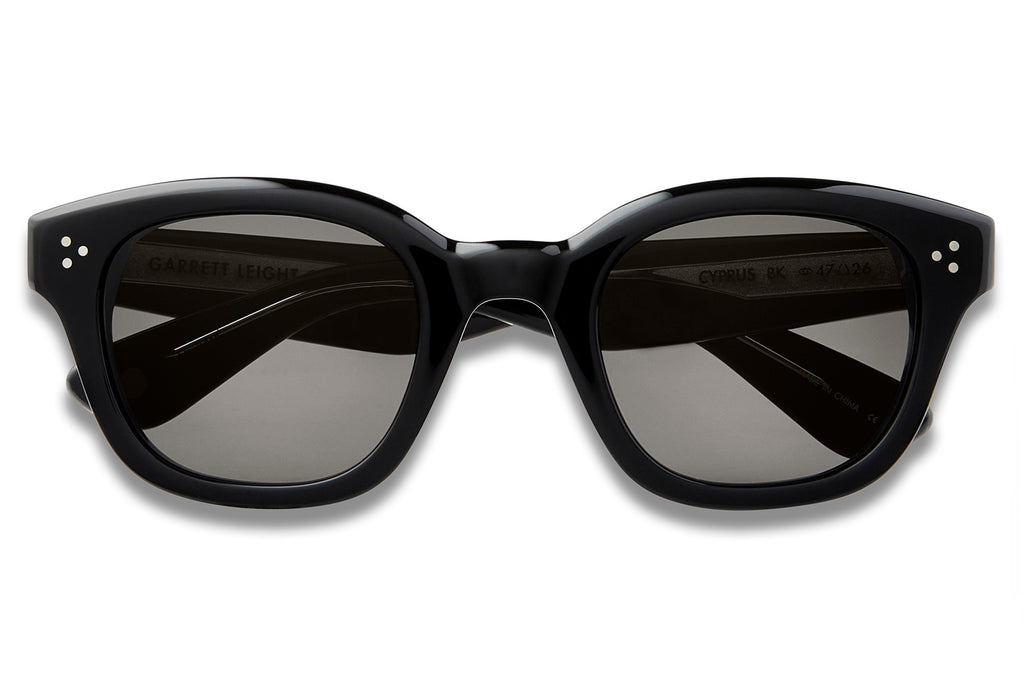Garrett Leight - Cyprus Sunglasses Black with Grey Lenses