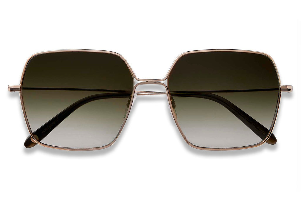 Garrett Leight - Meadow Sunglasses Gold-Douglas Fir with Olive Gradient Lenses
