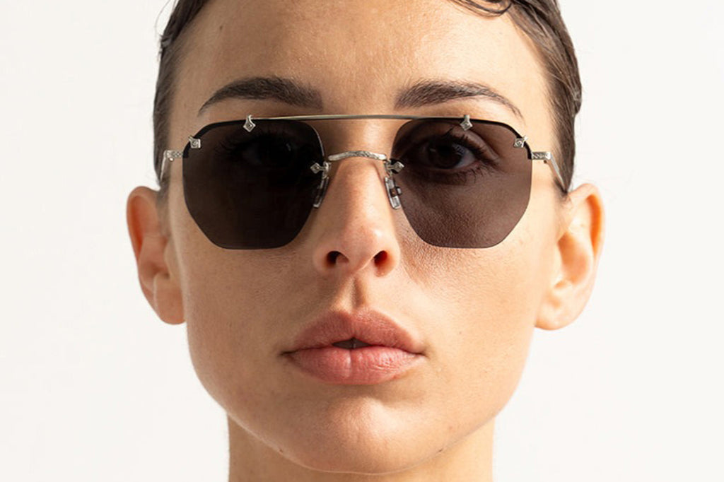 Tejesta® Eyewear - Shiprock Sunglasses Brushed Silver Women