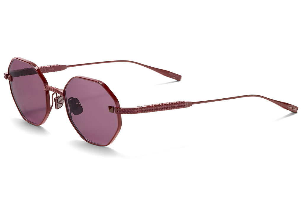 Valentino® Eyewear - V-Stud Sunglasses Bordeaux with Dark Bordeaux Lenses