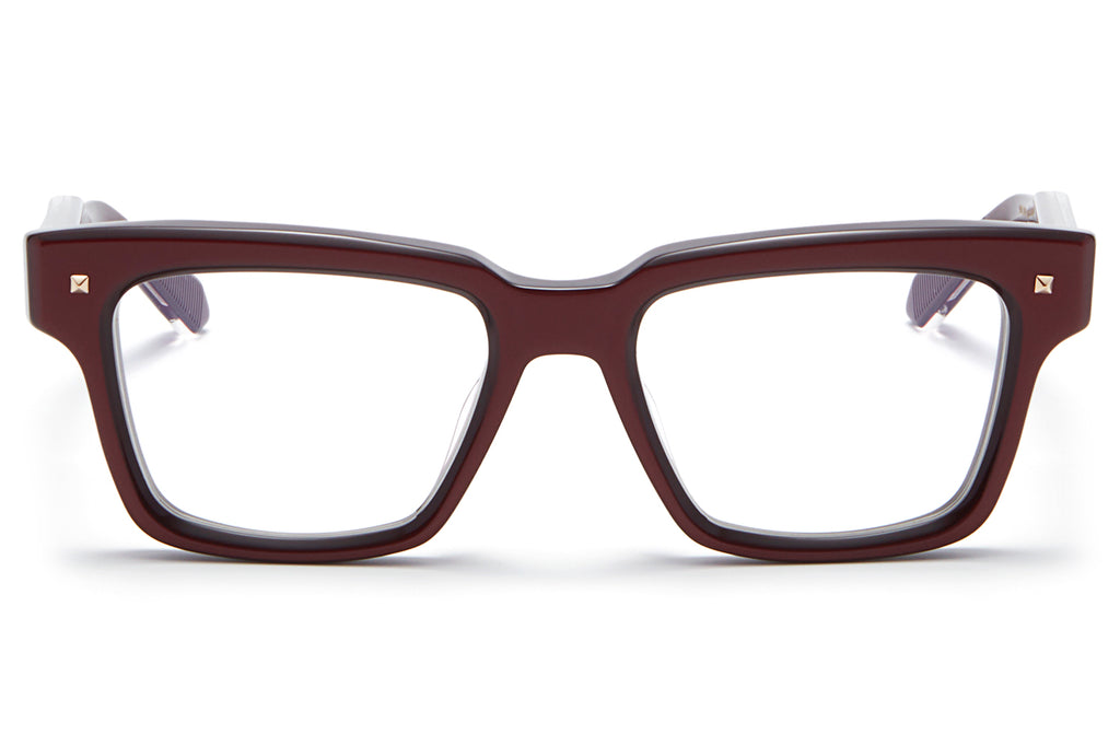 Valentino® Eyewear - V-Essential I Eyeglasses Matte Bordeaux & White Gold