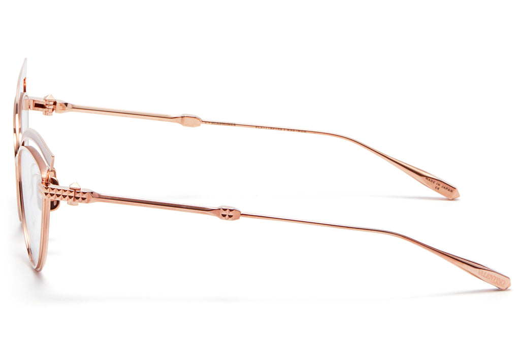 Valentino® Eyewear - V-Glassliner II Eyeglasses Rose Gold & Nude Enamel