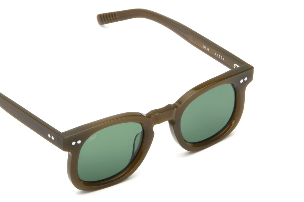 AKILA® Eyewear - Vista Sunglasses Olive w/ Green Lenses