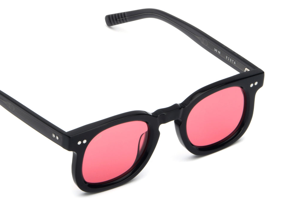 AKILA® Eyewear - Vista Sunglasses Black w/ Rose Lenses
