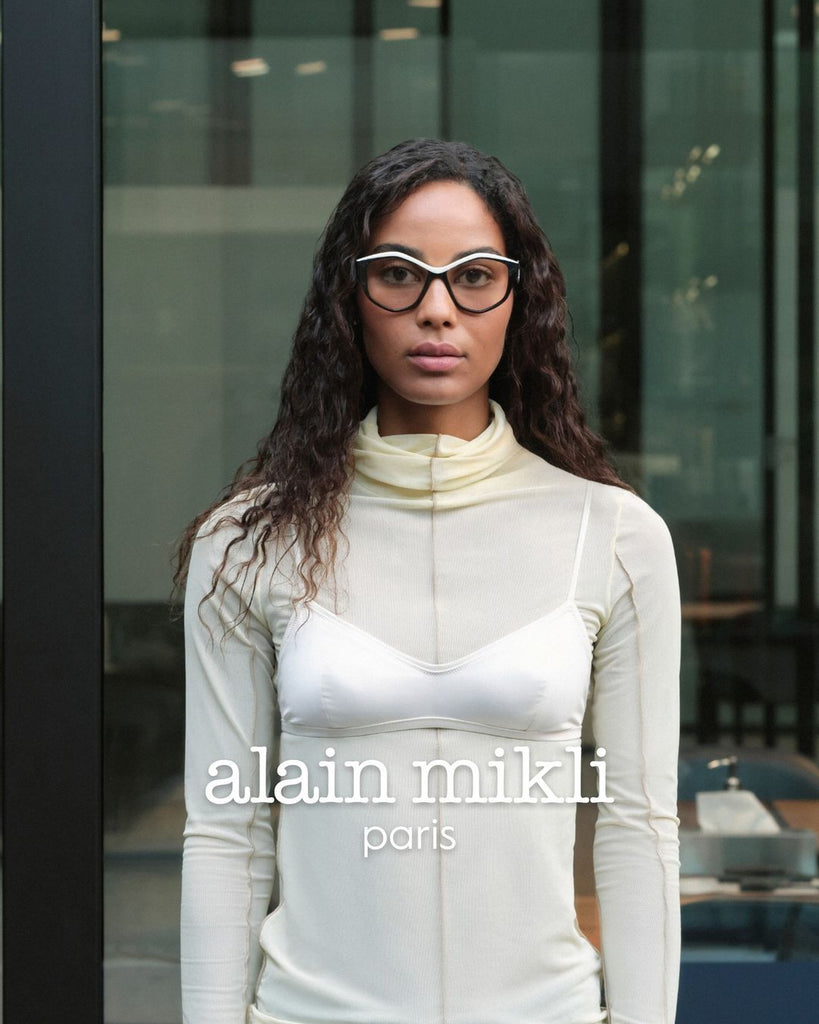 Alain Mikli - A05501 Sunglasses Noir Nacre/White