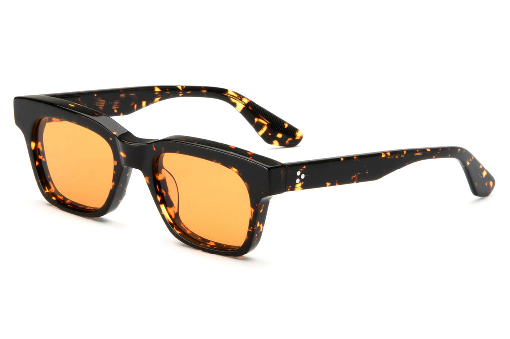 AKILA® Eyewear - Analogue Sunglasses Tokyo Tortoise w/ Orange Lenses