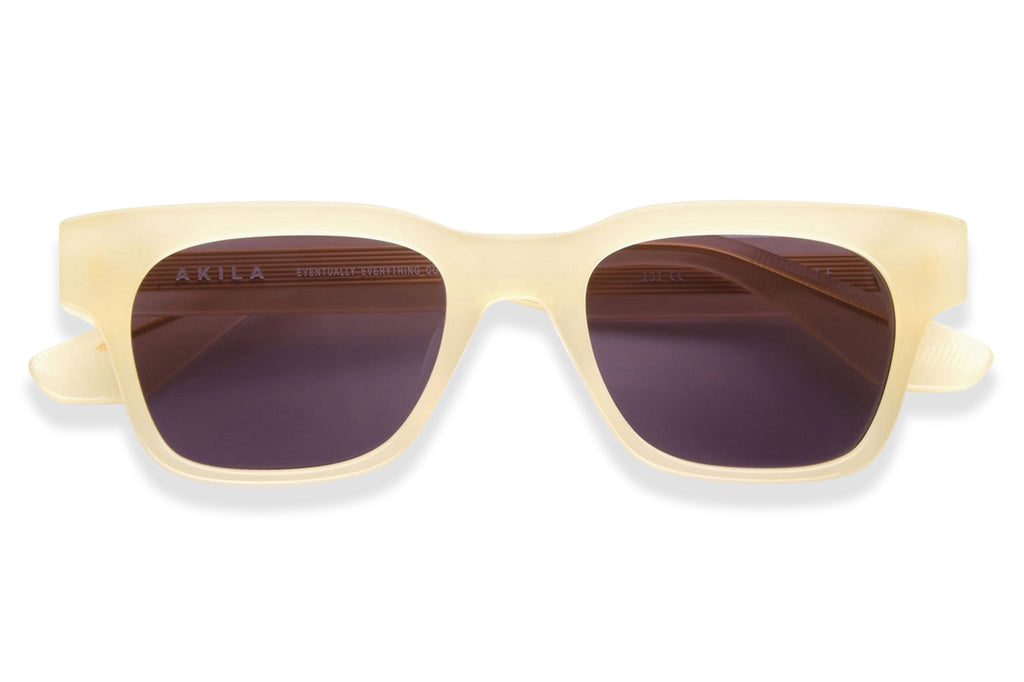 AKILA® Eyewear - Analogue Kids Sunglasses Fog w/ Purple Lenses