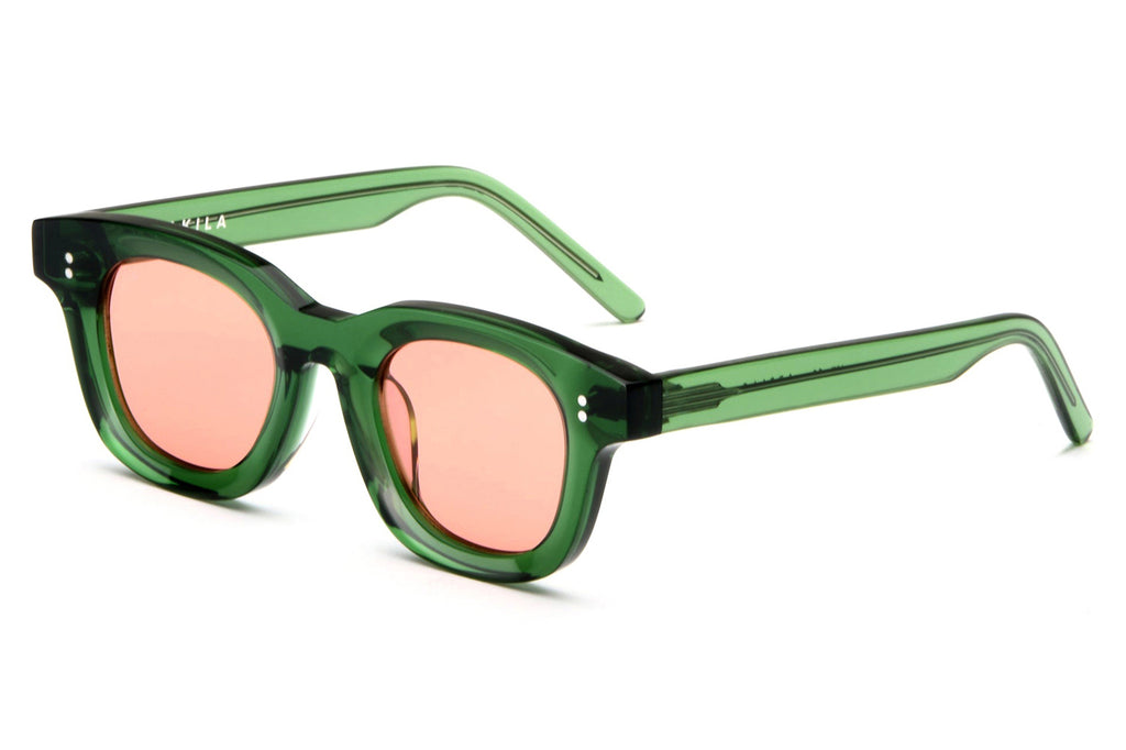 AKILA® Eyewear - Apollo Kids Sunglasses Green w/ Apricot Lenses