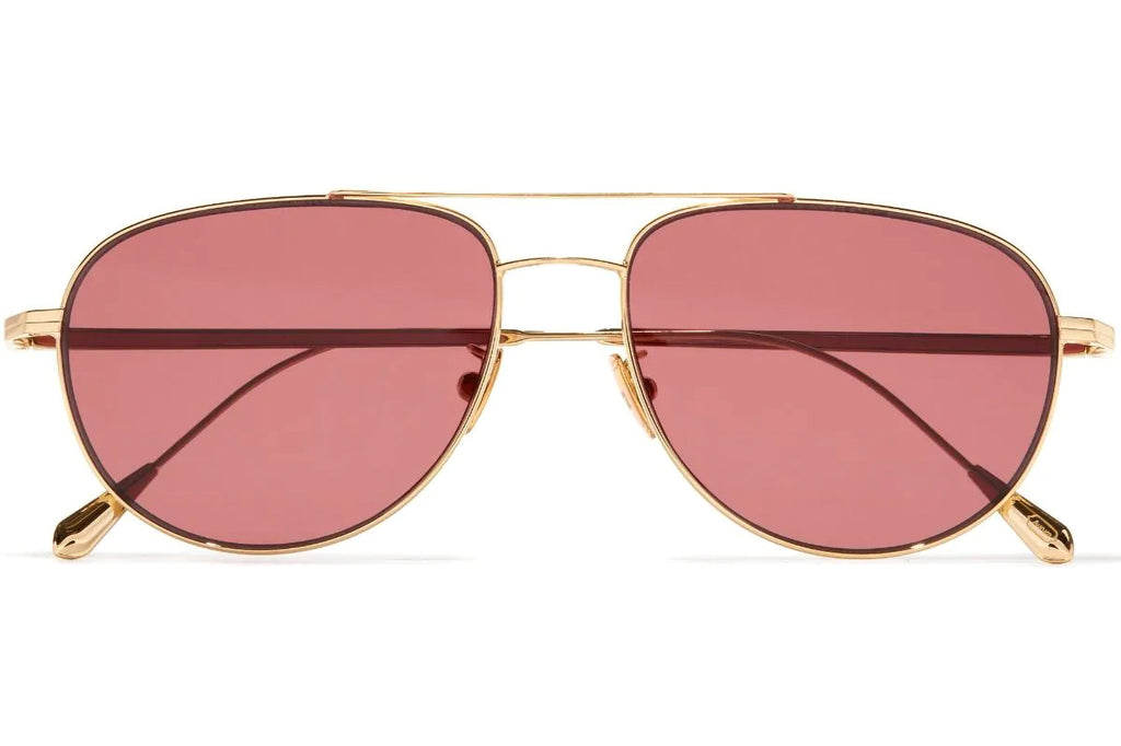 Cutler & Gross - 0002 Sunglasses Gold 18K