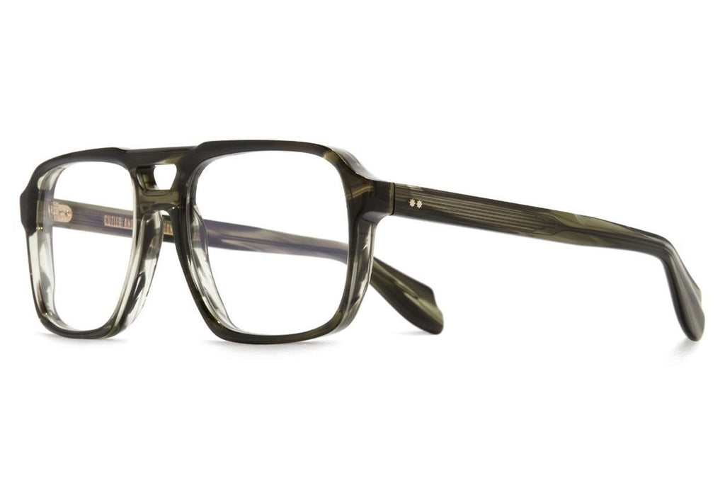 Cutler & Gross - 1394 Eyeglasses Striped Green Havana