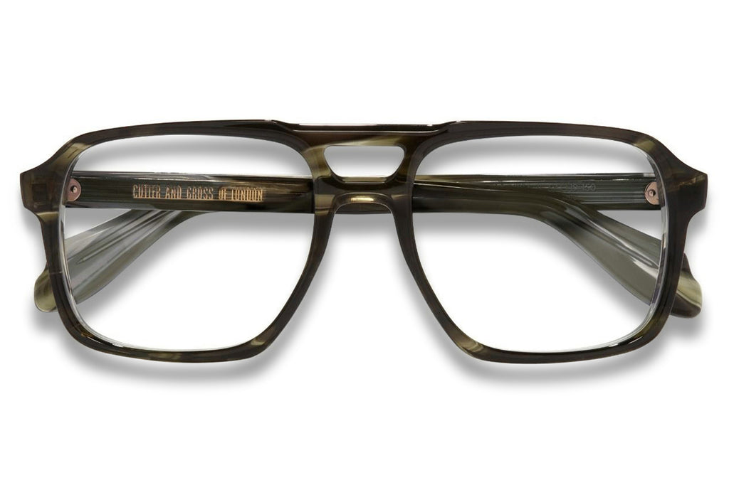 Cutler & Gross - 1394 Eyeglasses Striped Green Havana