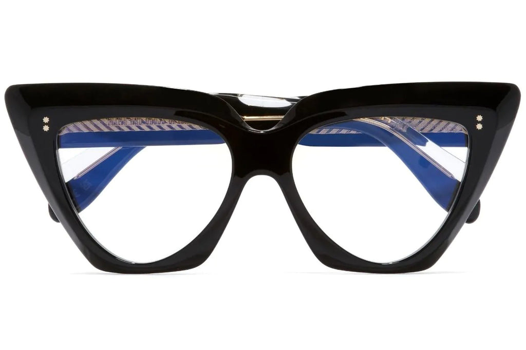 Cutler & Gross - 1407 Eyeglasses Black on Crystal