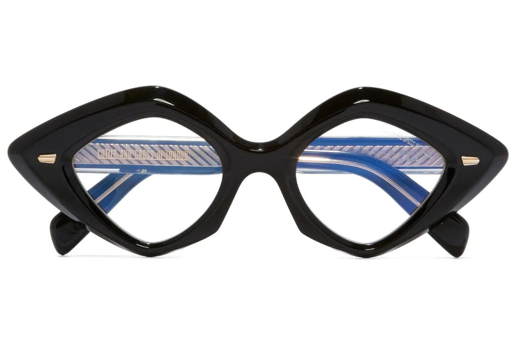 Cutler & Gross - 9126 Eyeglasses Black on Crystal