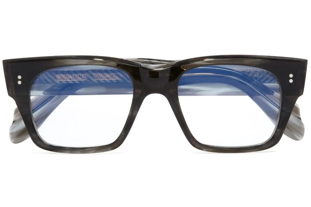 Cutler & Gross - 9690 Eyeglasses Striped Green Crystal