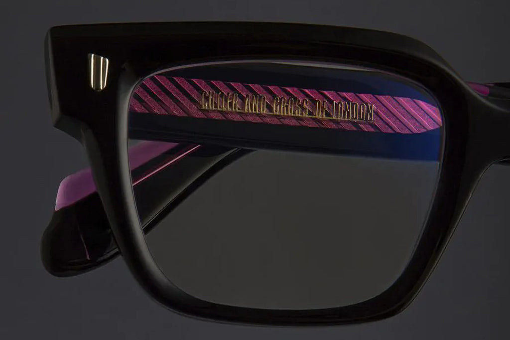 Cutler & Gross - 9347 Eyeglasses Pink on Black