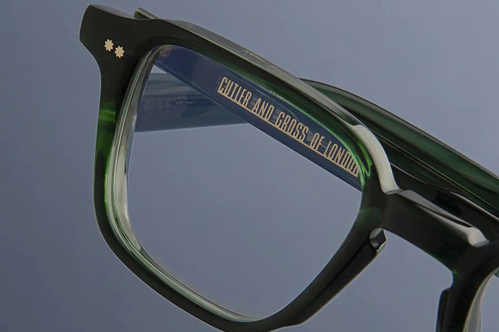 Cutler & Gross - GR07 Eyeglasses Striped Dark Green