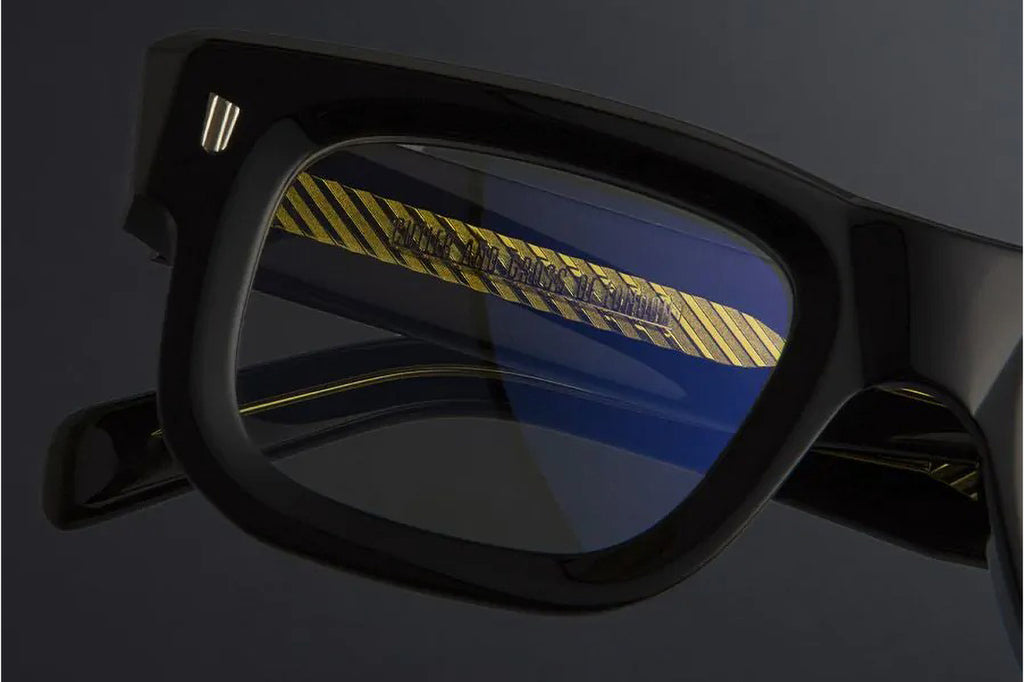 Cutler & Gross - 1402 Eyeglasses Black on Yellow