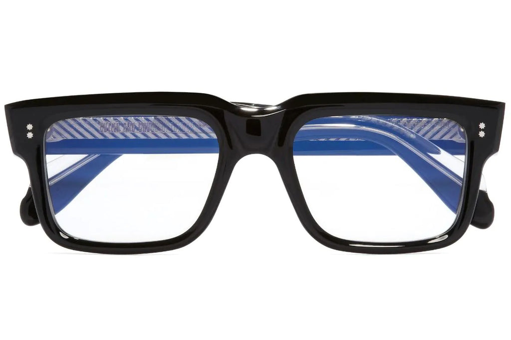 Cutler & Gross - 1403 Eyeglasses Black on Crystal