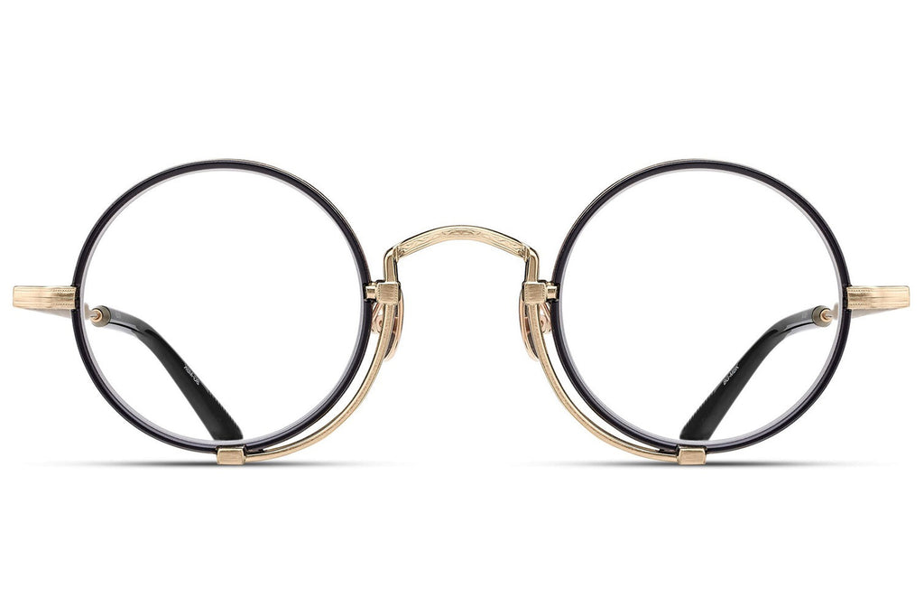 Matsuda - 10103H-I Eyeglasses Brushed Gold - Matte Black