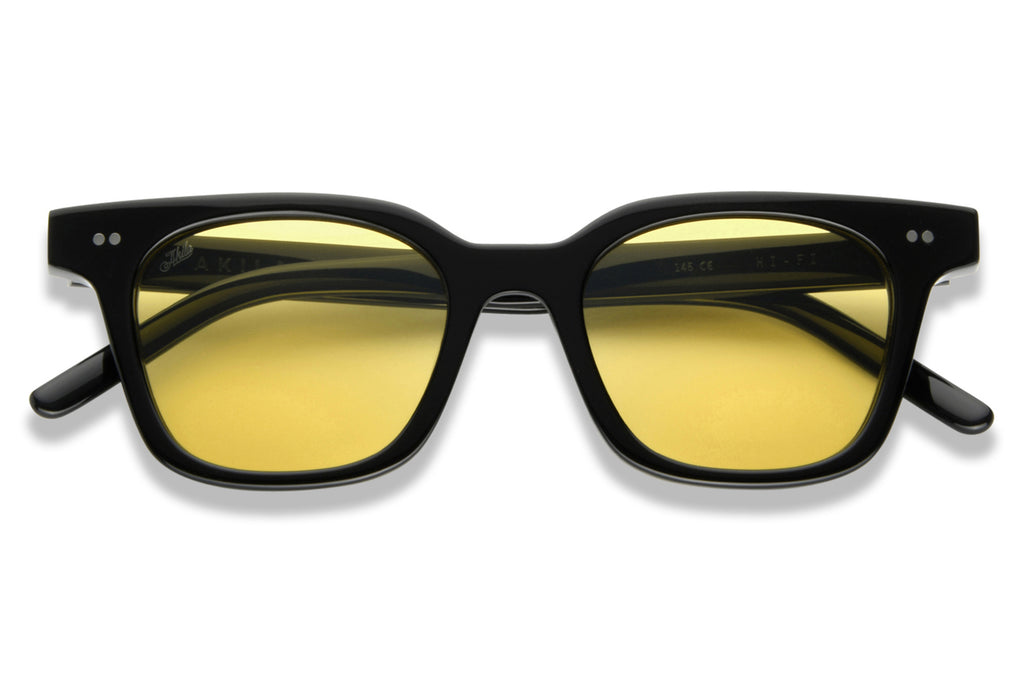 AKILA® Eyewear - Hi-Fi Sunglasses Black w/ Yellow Lenses