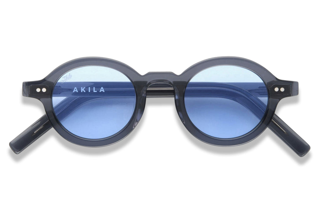 AKILA® Eyewear - Kaya Kids Sunglasses Onyx w/ Sky Blue Lenses