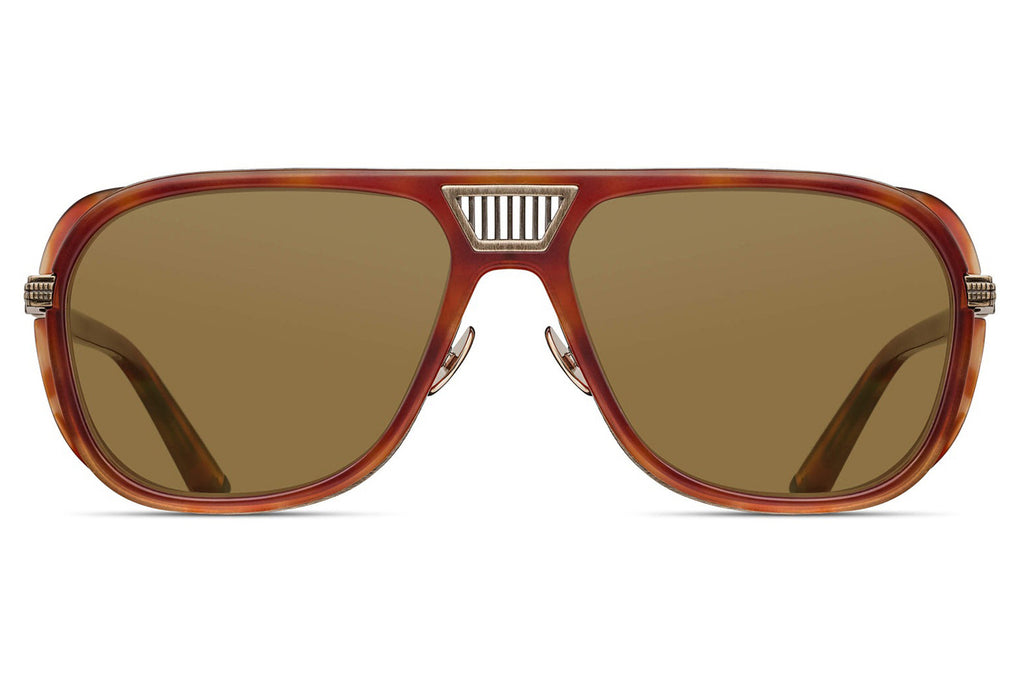 Matsuda - M3023-V2 Sunglasses Antique Gold - Matte Demi