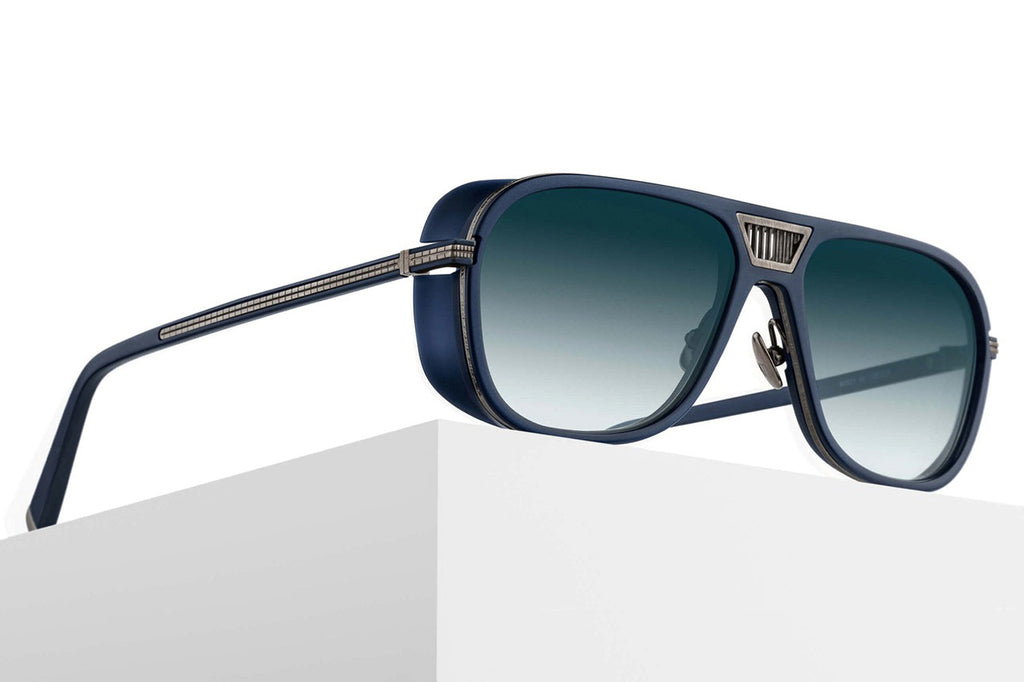 Matsuda - M3023-V2 Sunglasses Antique Silver - Matte Navy