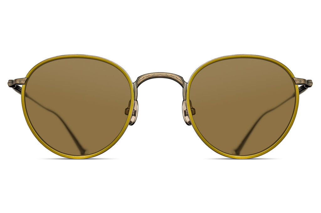 Matsuda - M3085-I Sunglasses Antique Gold - Yellow