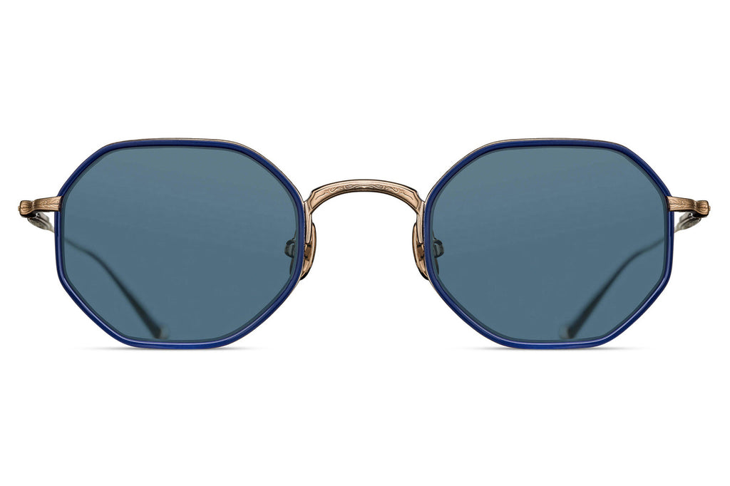 Matsuda - M3086-I Sunglasses Brushed Gold - Navy