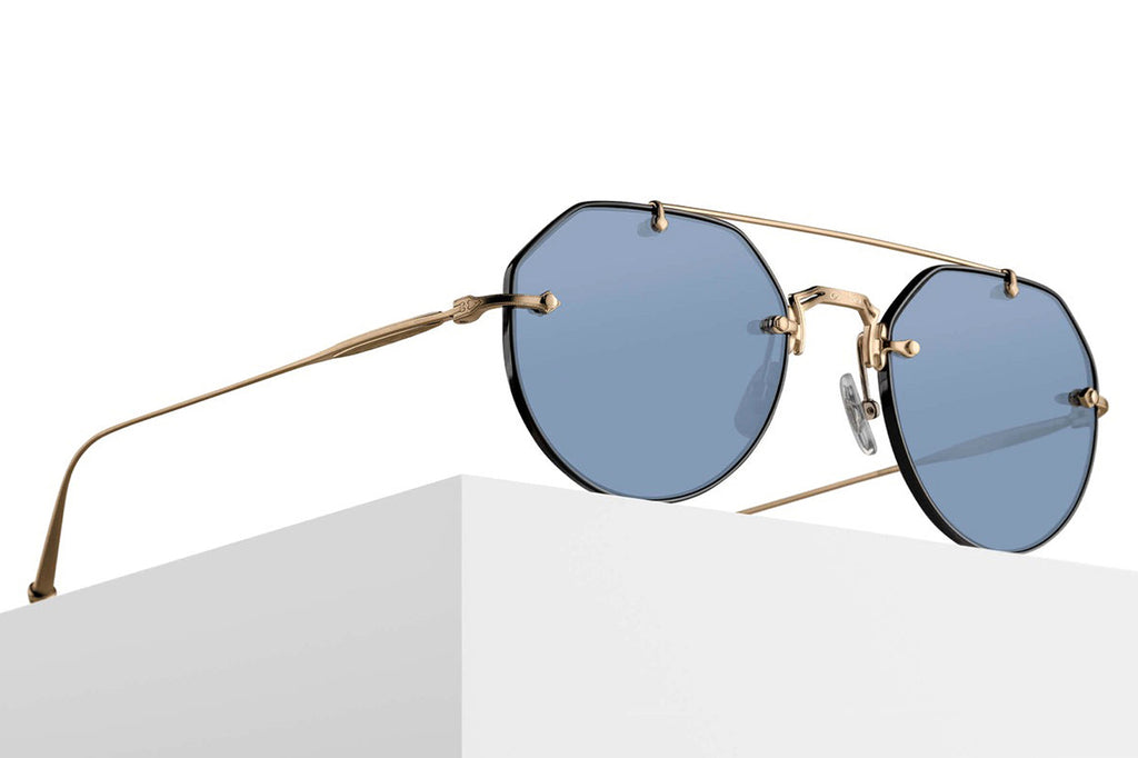 Matsuda - M3121 Sunglasses Black - Brushed Gold