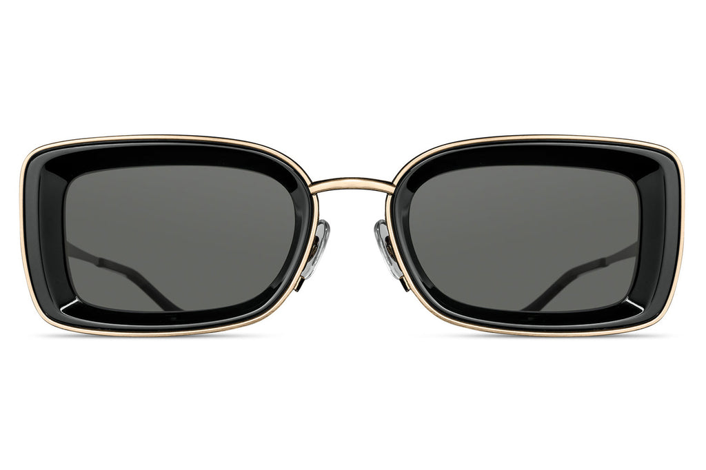 Matsuda - M3124 Sunglasses Brushed Gold - Black