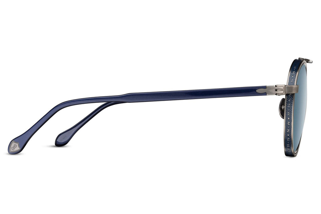 Matsuda - M3125 Sunglasses Antique Silver - Navy 