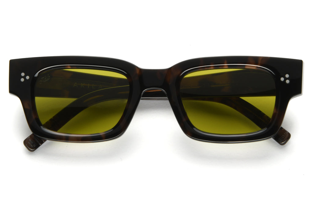 AKILA® Eyewear - Syndicate Sunglasses Tokyo Tortoise w/ Olive Lenses