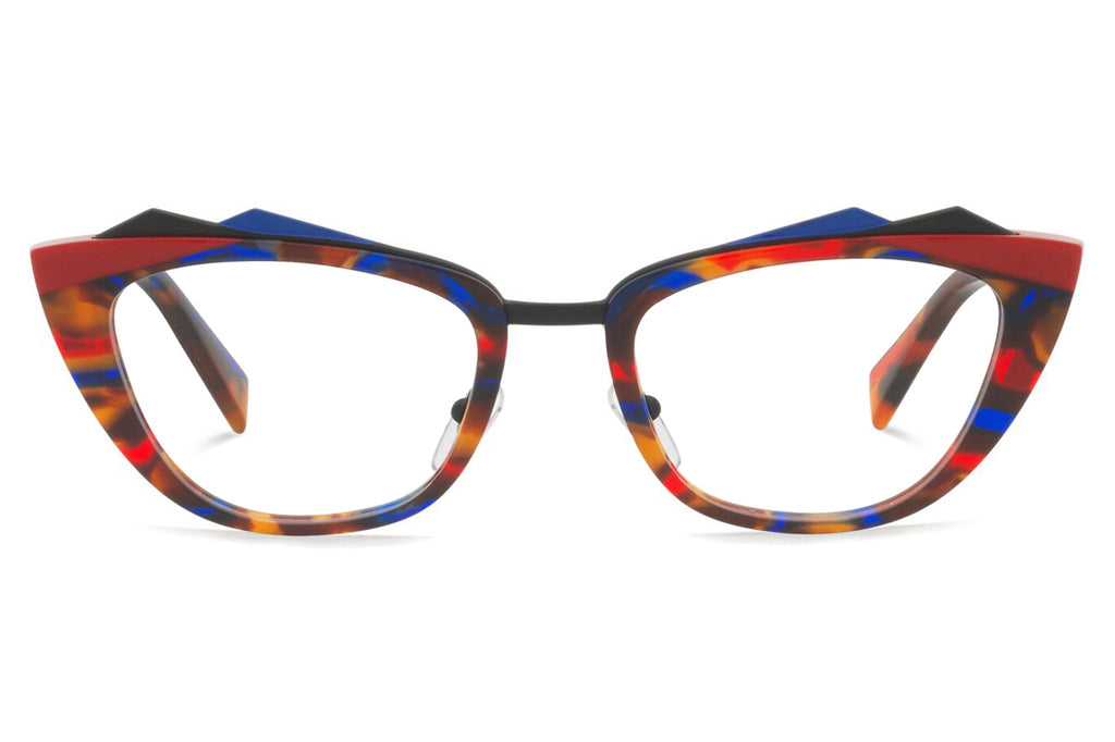 Alain Mikli - Avenida (A03145) Eyeglasses Red Blue/Red Black Turquoise