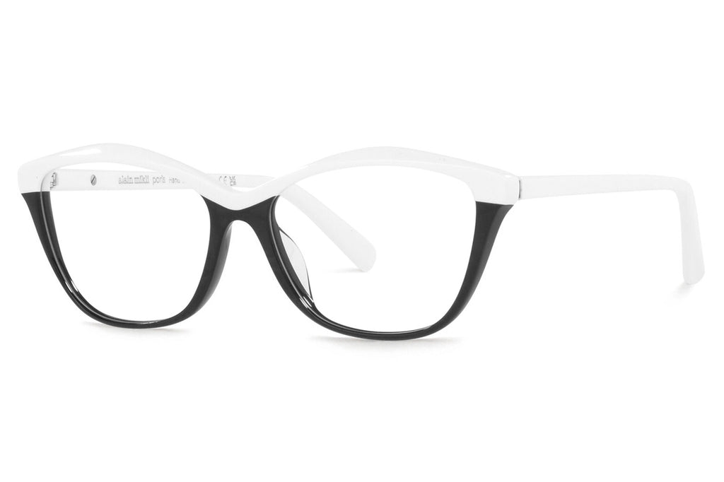 Alain Mikli - Cleophee 2 (A03154) Eyeglasses Noir Mikli/White