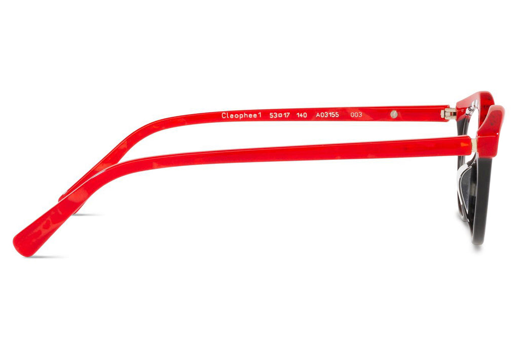 Alain Mikli - Cleophee 1 (A03155) Eyeglasses Black/Transparent Red