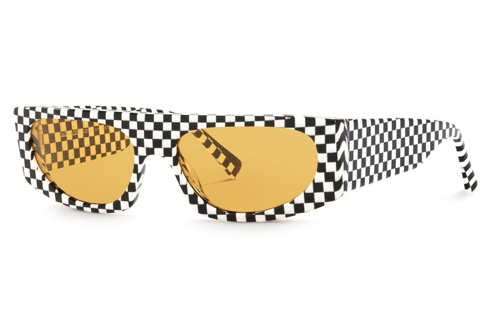 Alain Mikli - N°863 (A05050) Sunglasses Black/White Damier