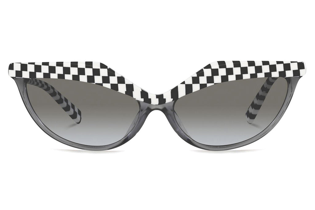 Alain Mikli - A05070 Sunglasses Transparent Grey/Damier White Black