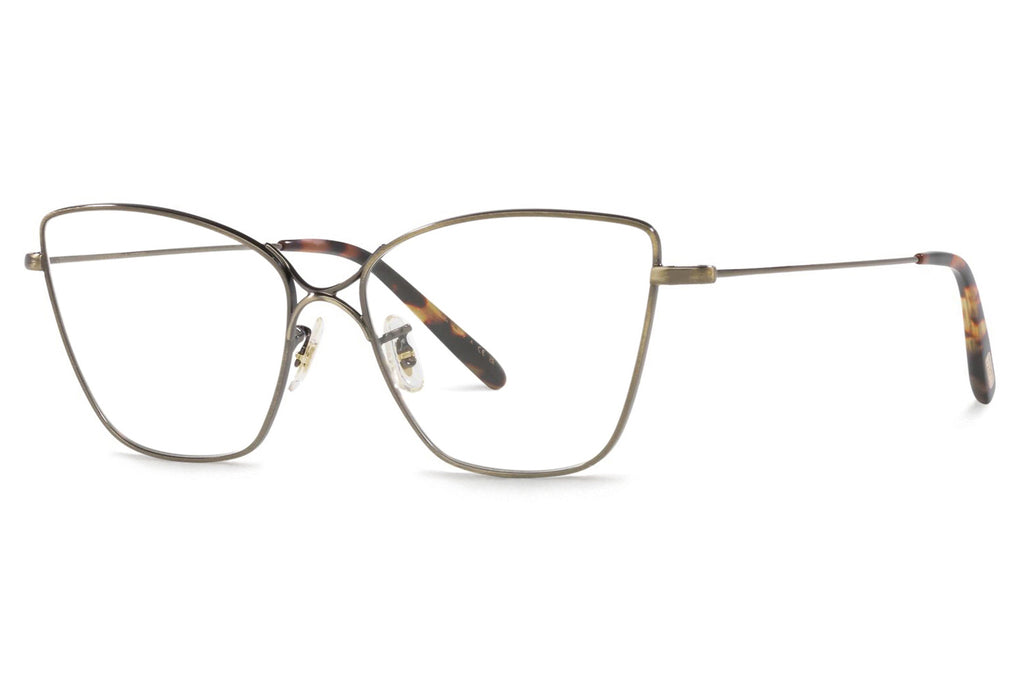 Oliver Peoples - Marlyse (OV1288S) Eyeglasses Antique Gold with Blue Light Filter Lenses