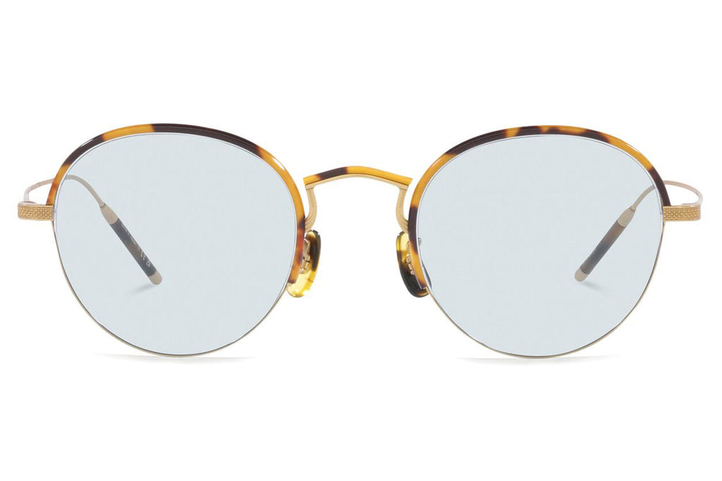 Oliver Peoples - Tk-6 (OV1290T) Sunglasses Gold with Blue Wash Lenses