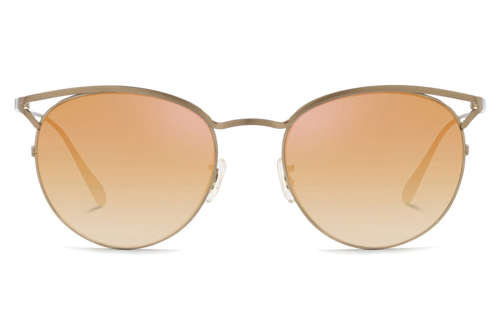 Oliver Peoples - Aviara (OV1319T) Sunglasses Brushed Gold with Coral Gradient Lenses