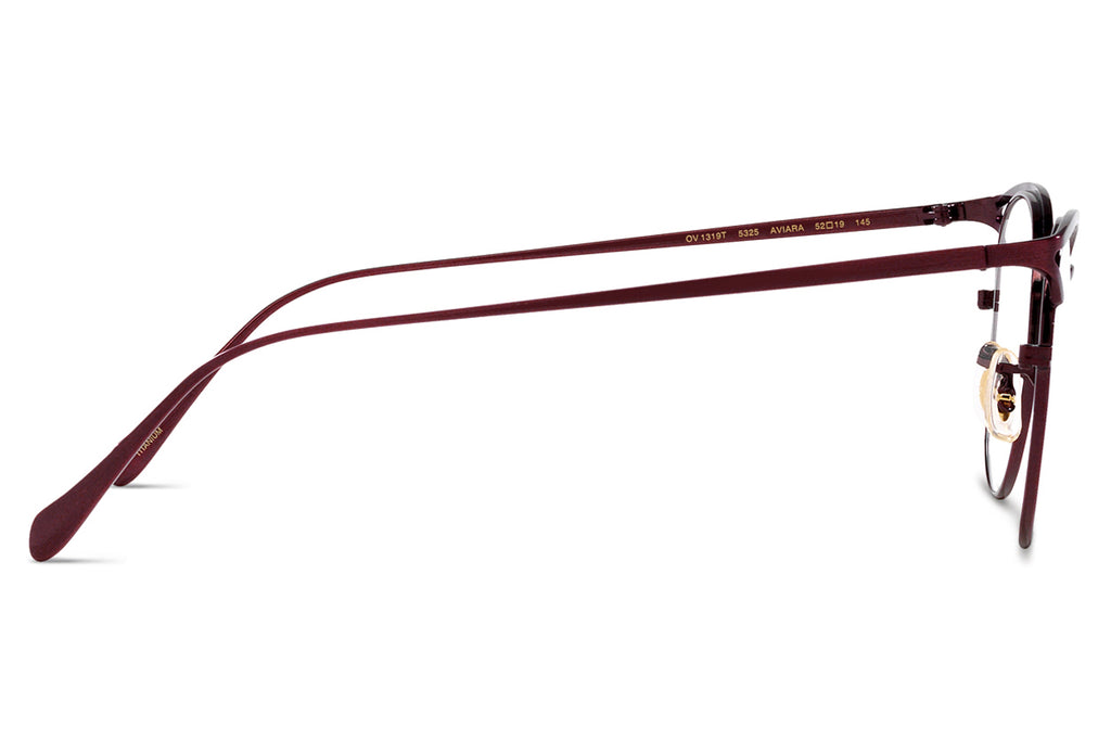 Oliver Peoples - Aviara (OV1319T) Eyeglasses Brushed Burgundy