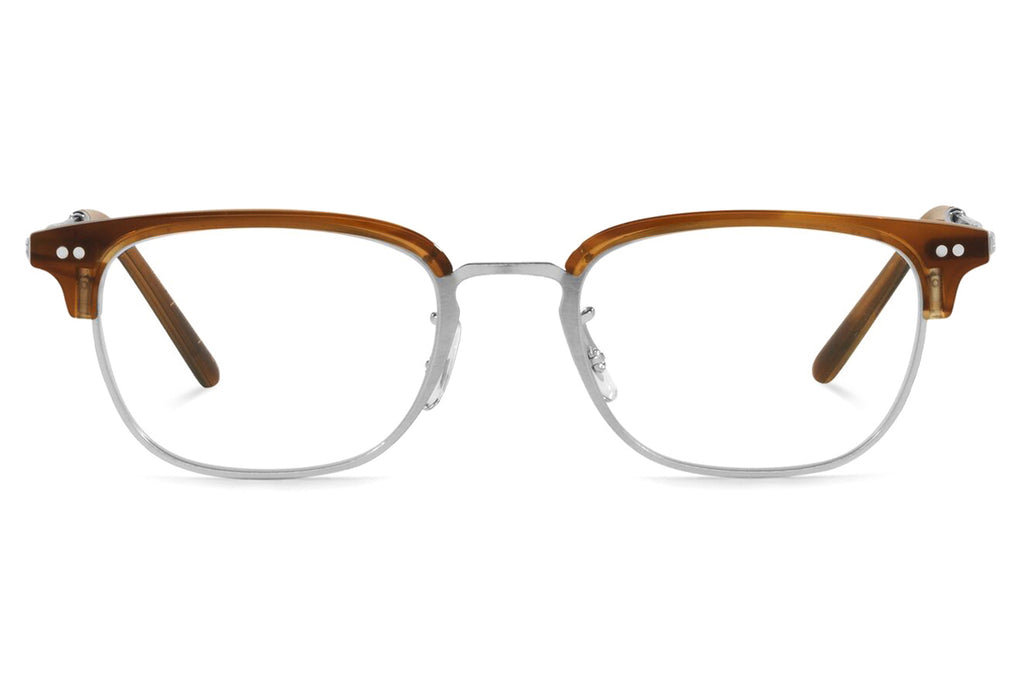 Oliver Peoples - Kesten (OV5468) Eyeglasses Brushed Silver/Raintree