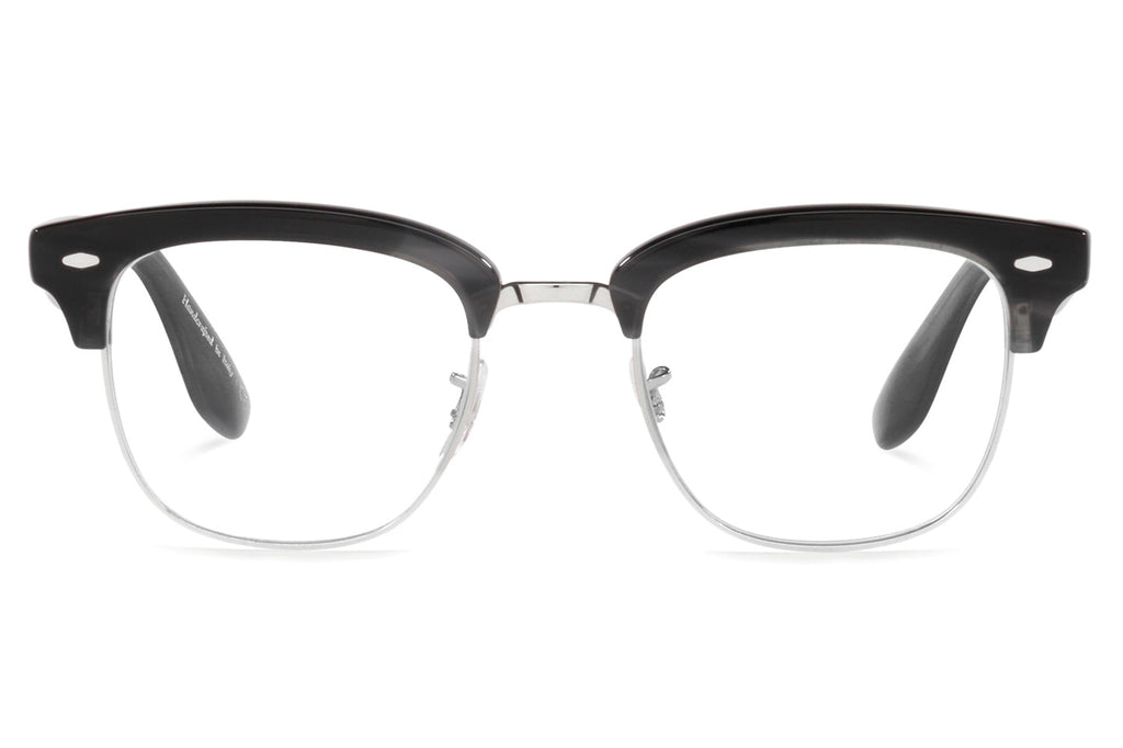 Oliver Peoples - Capannelle (OV5486S) Eyeglasses Charcoal Tortoise/Brushed Silver with Blue Light