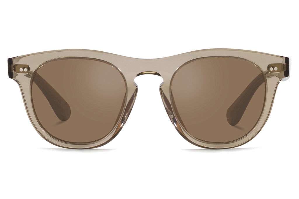 Oliver Peoples - Rorke (OV5509SU) Sunglasses Sencha with Cognac Mirror Lenses