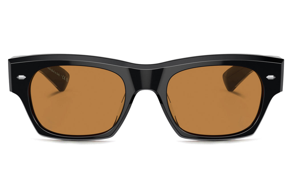 Oliver Peoples - Kasdan (OV5514SU) Sunglasses Black with Cognac Lenses