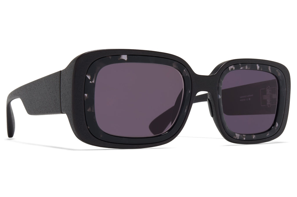 MYKITA - Studio 13.1 Sunglasses MA1 - Pitch Black/Black Havana with Cool Grey Solid Lenses