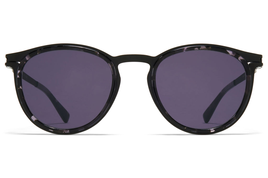 MYKITA® - Siwa Sunglasses Black/Black Havana with Cool Grey Solid Lenses