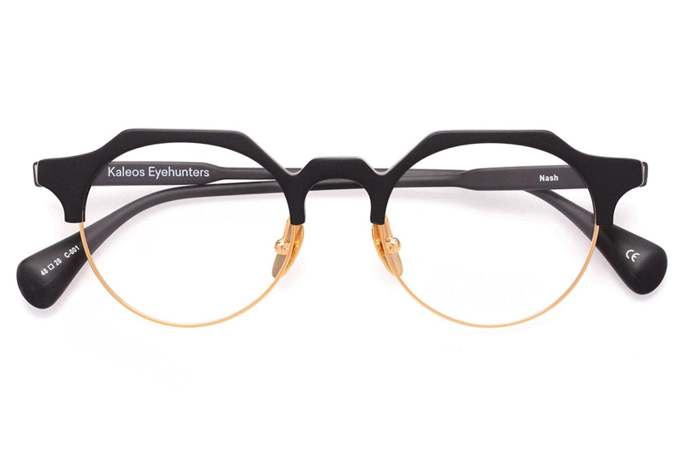 Kaleos Eyehunters - Nash Eyeglasses Black