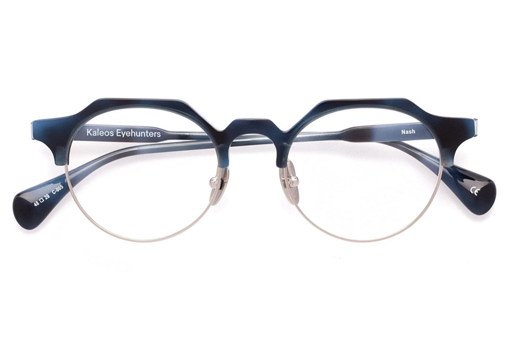 Kaleos Eyehunters - Nash Eyeglasses Navy Blue